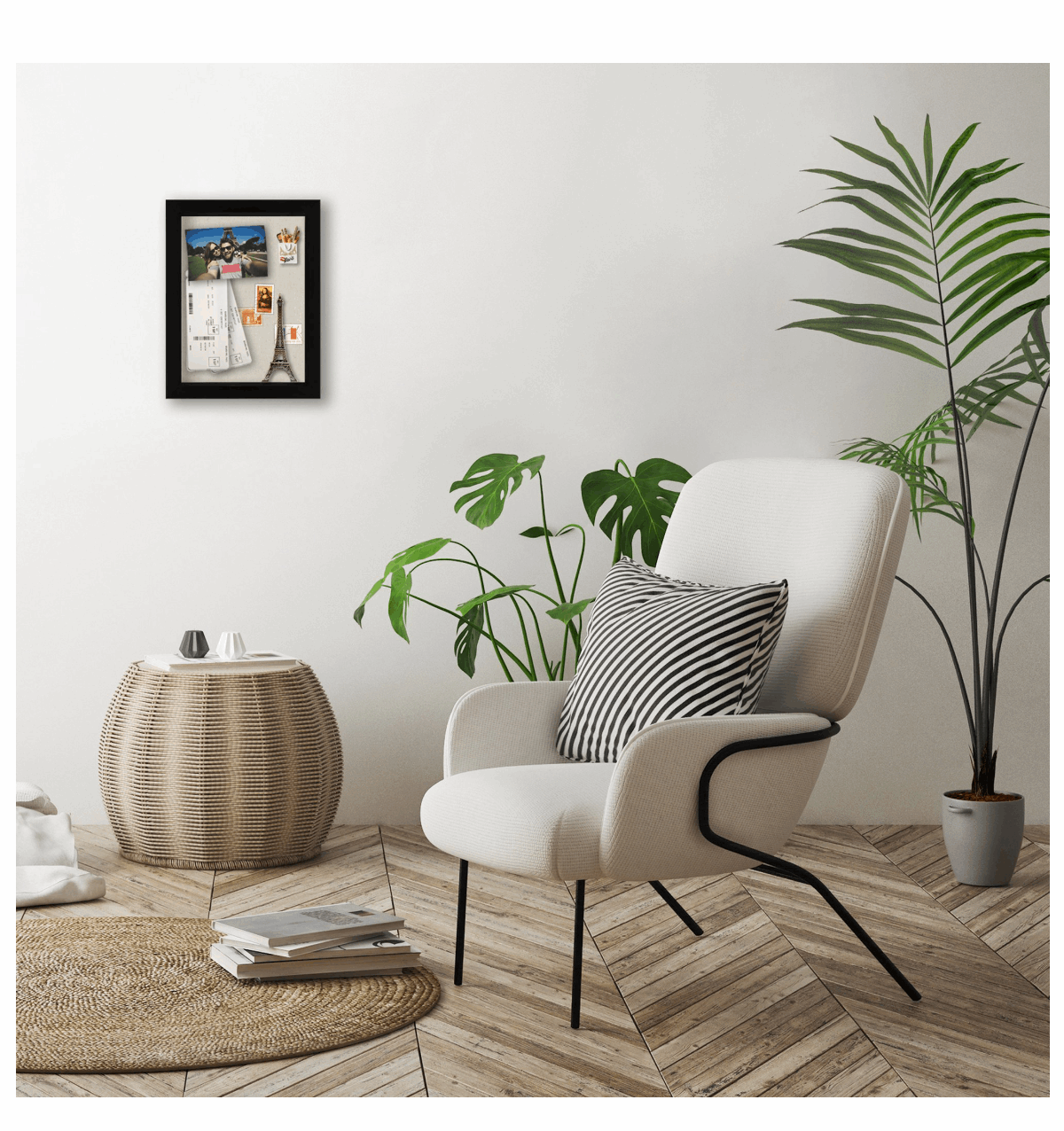 A3 (11.7*16.5) inch Shadow Box Frame | Keepsake Frame | DIY Frame | Acrylic - 1 inch Depth