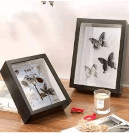 A3 (11.7*16.5) inch Shadow Box Frame | Keepsake Frame | DIY Frame | Acrylic - 1 inch Depth