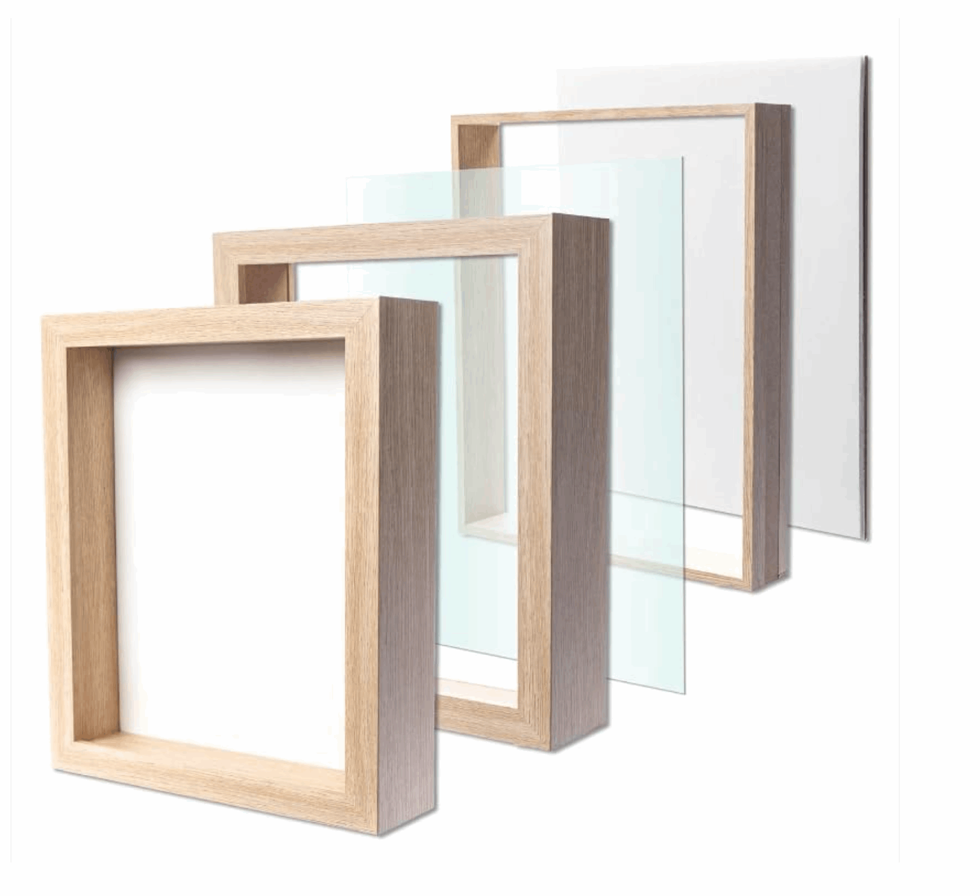 A3 (11.7*16.5) inch Shadow Box Frame | Keepsake Frame | DIY Frame | Acrylic - 1 inch Depth