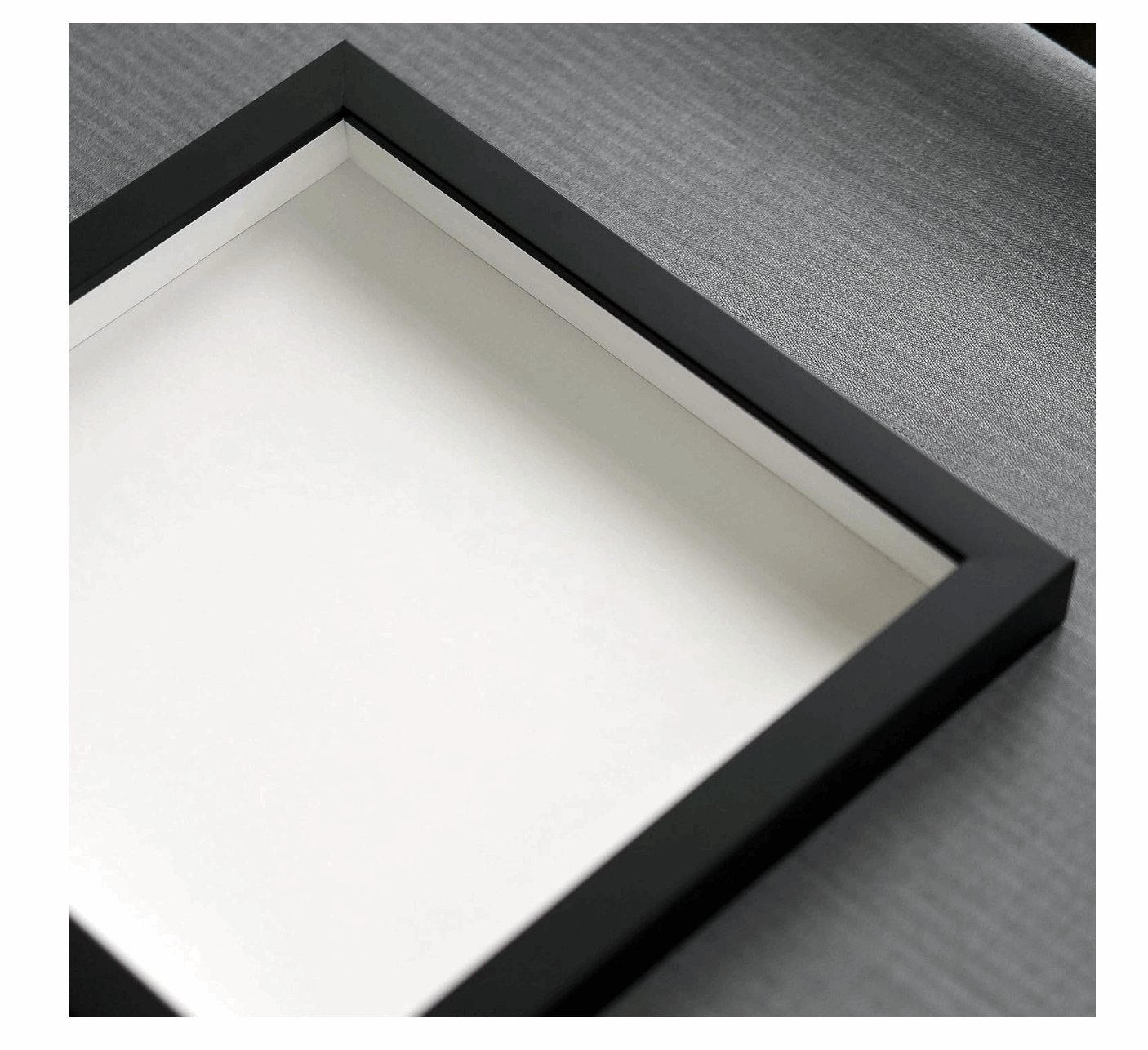 4*4 inch Shadow Box Frame | Keepsake Frame | DIY Frame | Glass - 1 inch Depth