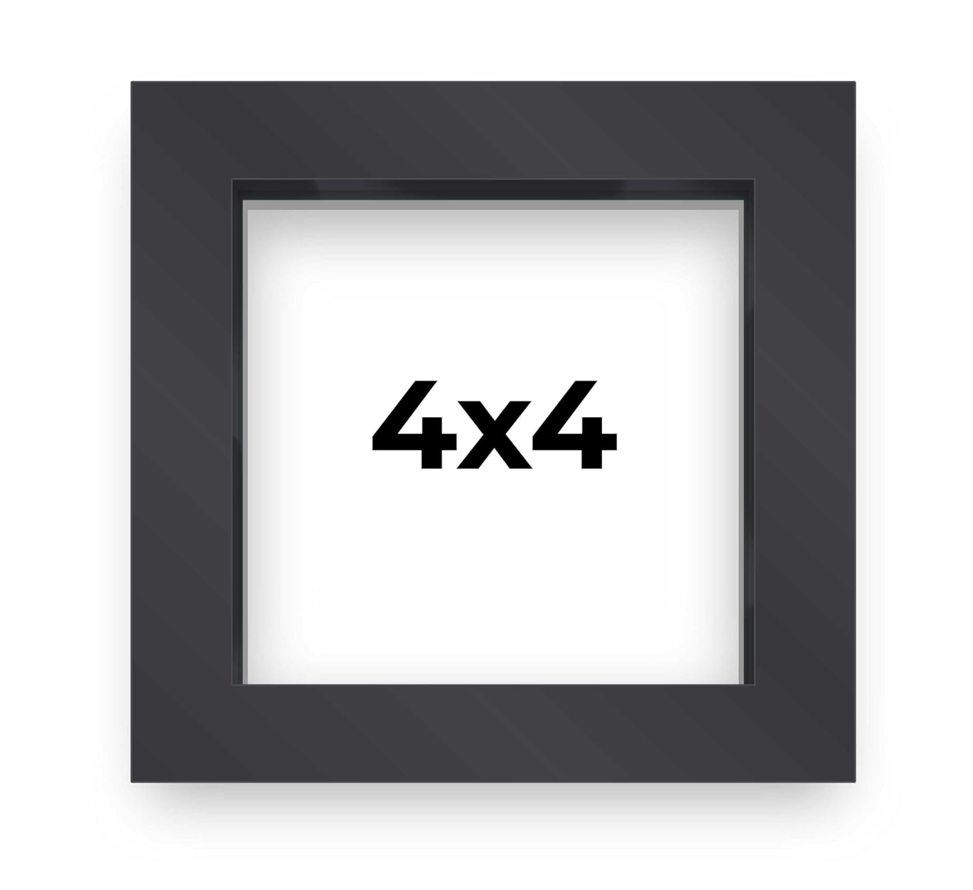 Black Shadow Box Glass Frame | 1.5-Inch Deep Display Case for Photos, Memorabilia, Awards, Medals, Tickets & Crafts | Wall Mount & Tabletop Display - Candyline Bliss