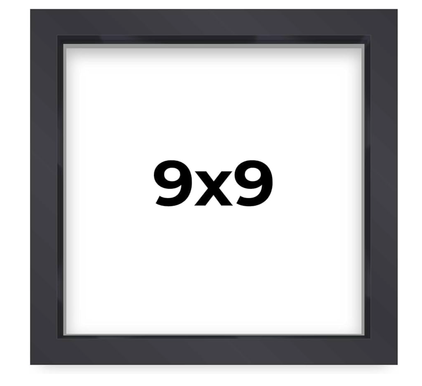 Black Shadow Box Glass Frame | 1.5-Inch Deep Display Case for Photos, Memorabilia, Awards, Medals, Tickets & Crafts | Wall Mount & Tabletop Display - Candyline Bliss