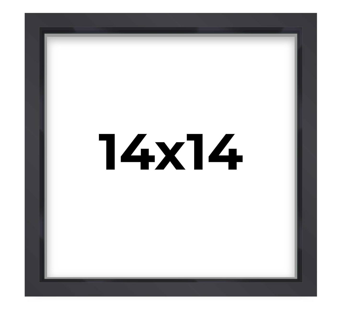 Black Shadow Box Glass Frame | 1.5-Inch Deep Display Case for Photos, Memorabilia, Awards, Medals, Tickets & Crafts | Wall Mount & Tabletop Display - Candyline Bliss