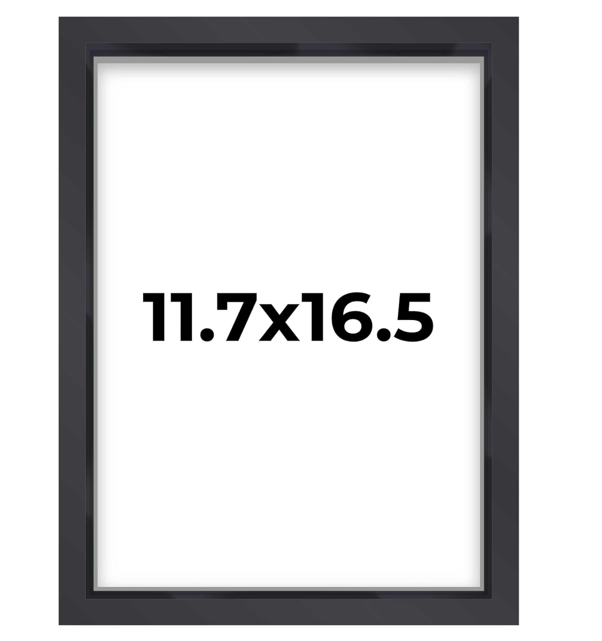 Black Shadow Box Glass Frame | 1.5-Inch Deep Display Case for Photos, Memorabilia, Awards, Medals, Tickets & Crafts | Wall Mount & Tabletop Display - Candyline Bliss
